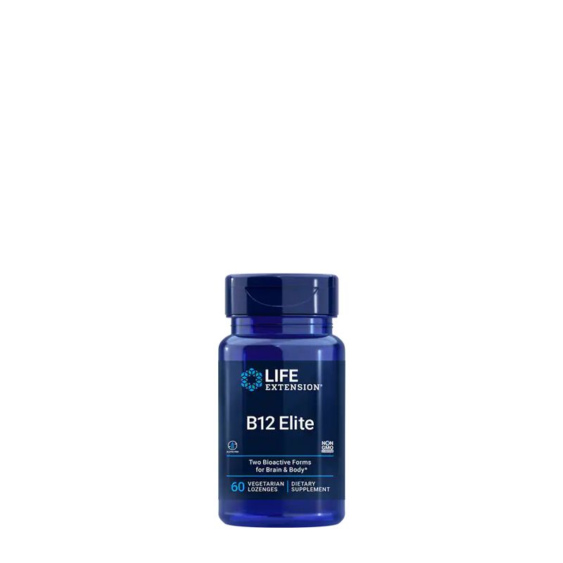 Bioaktív B-12 vitamin komplex, Life Extension B12 Elite, 60 tabletta