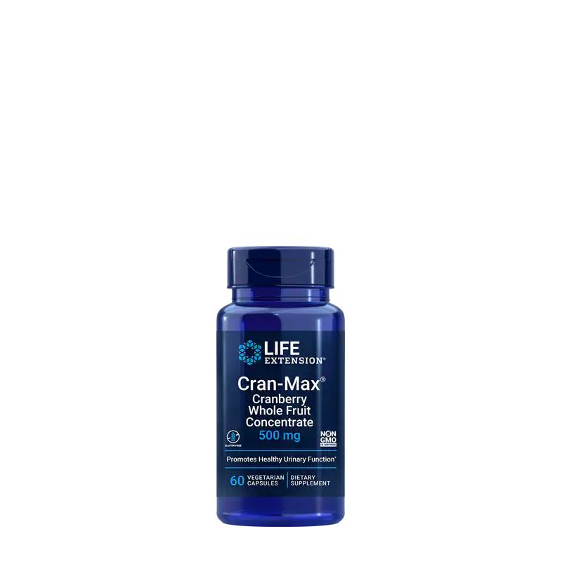 Tőzegáfonya 500 mg, Life Extension Cran-Max Cranberry Concentrate, 60 kapszula