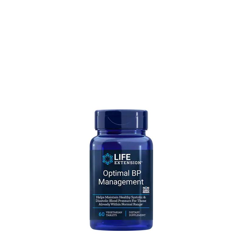 Vérnyomás szabályzó komplex, Life Extension Optimal BP Management, 60 tabletta