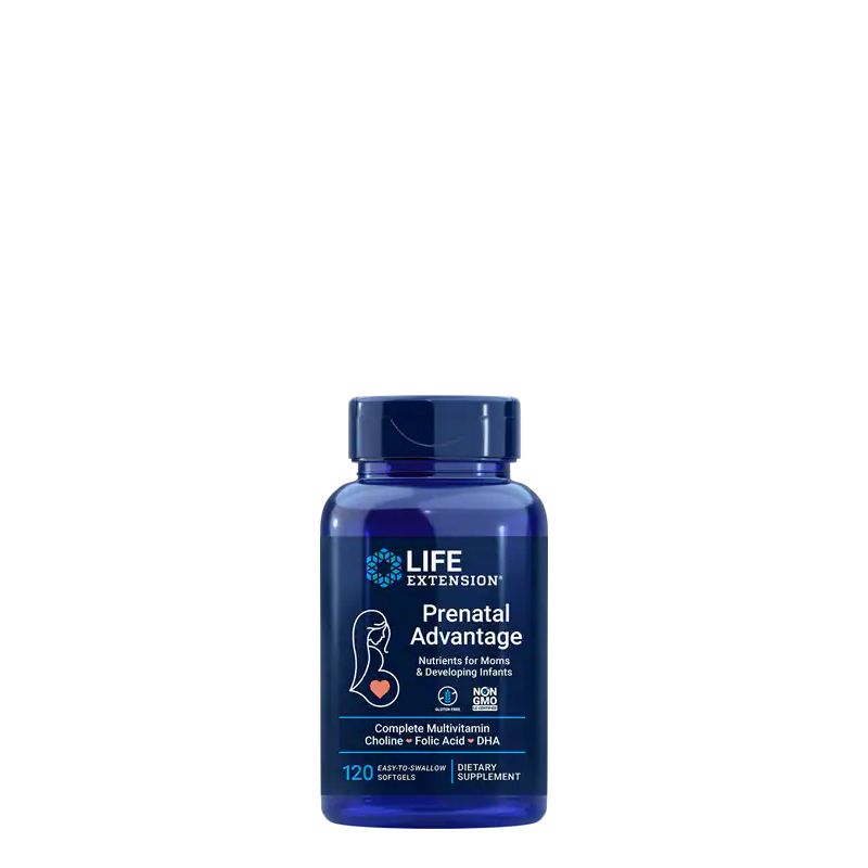 Várandós vitamin, Life Extension Prenatal Advantage, 120 kapszula