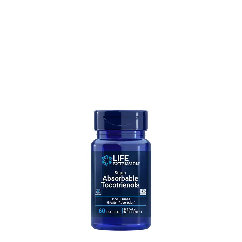 Kiváló felszívódású tokotrienolok, Life Extension Super Absorbable Tocotrienols, 60 kapszula
