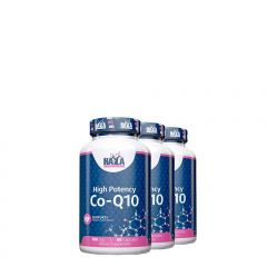 Q10 koenzim, 100 mg, Haya Labs High Potency Co-Q10, 3x60 kapszula