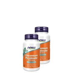 Króm pikolinát 200 mcg, Now Chromium Picolinate Insulin Co-Factor, 2x100 kapszula