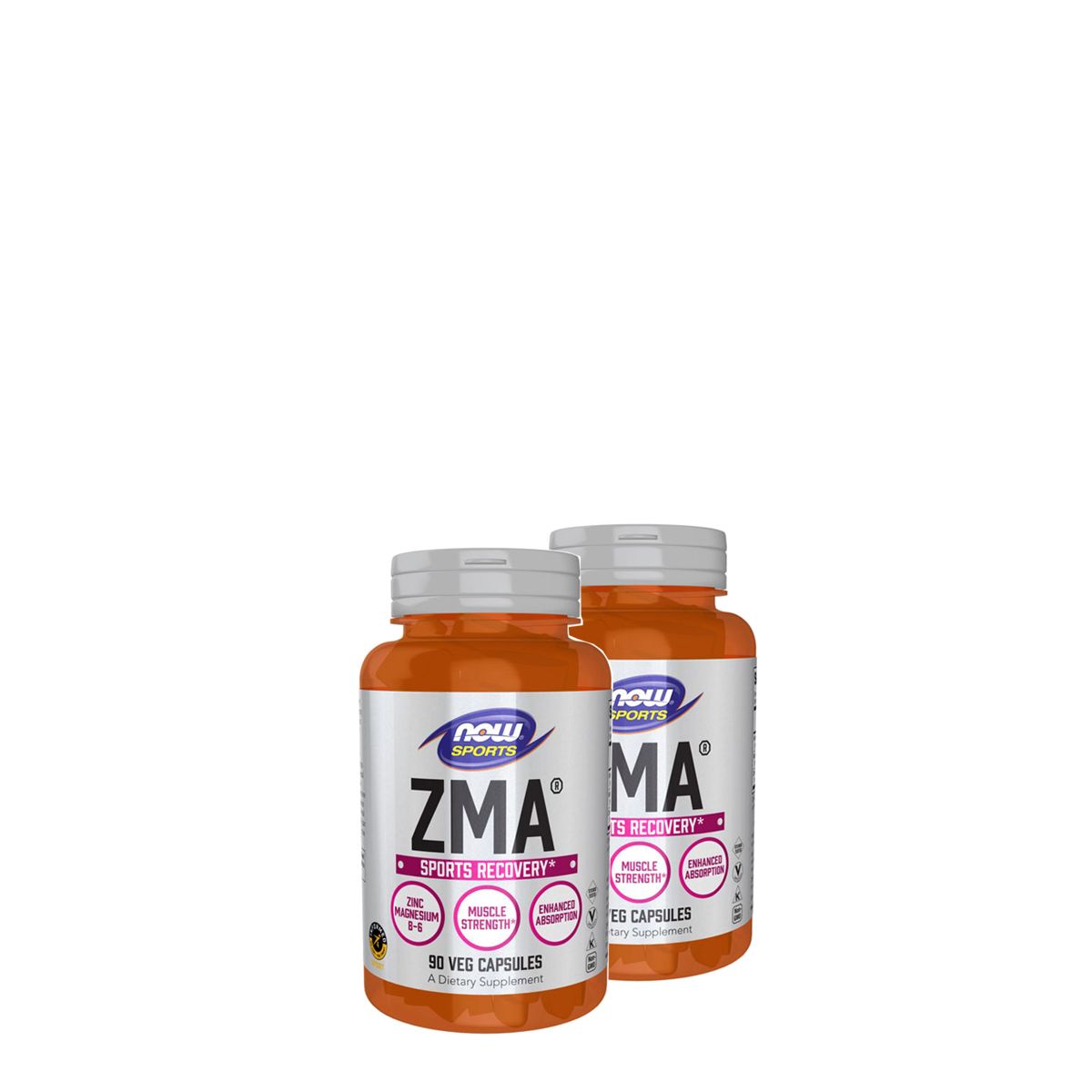 Cink-magnézium B-6 vitaminnal, Now ZMA, 2x90 kapszula