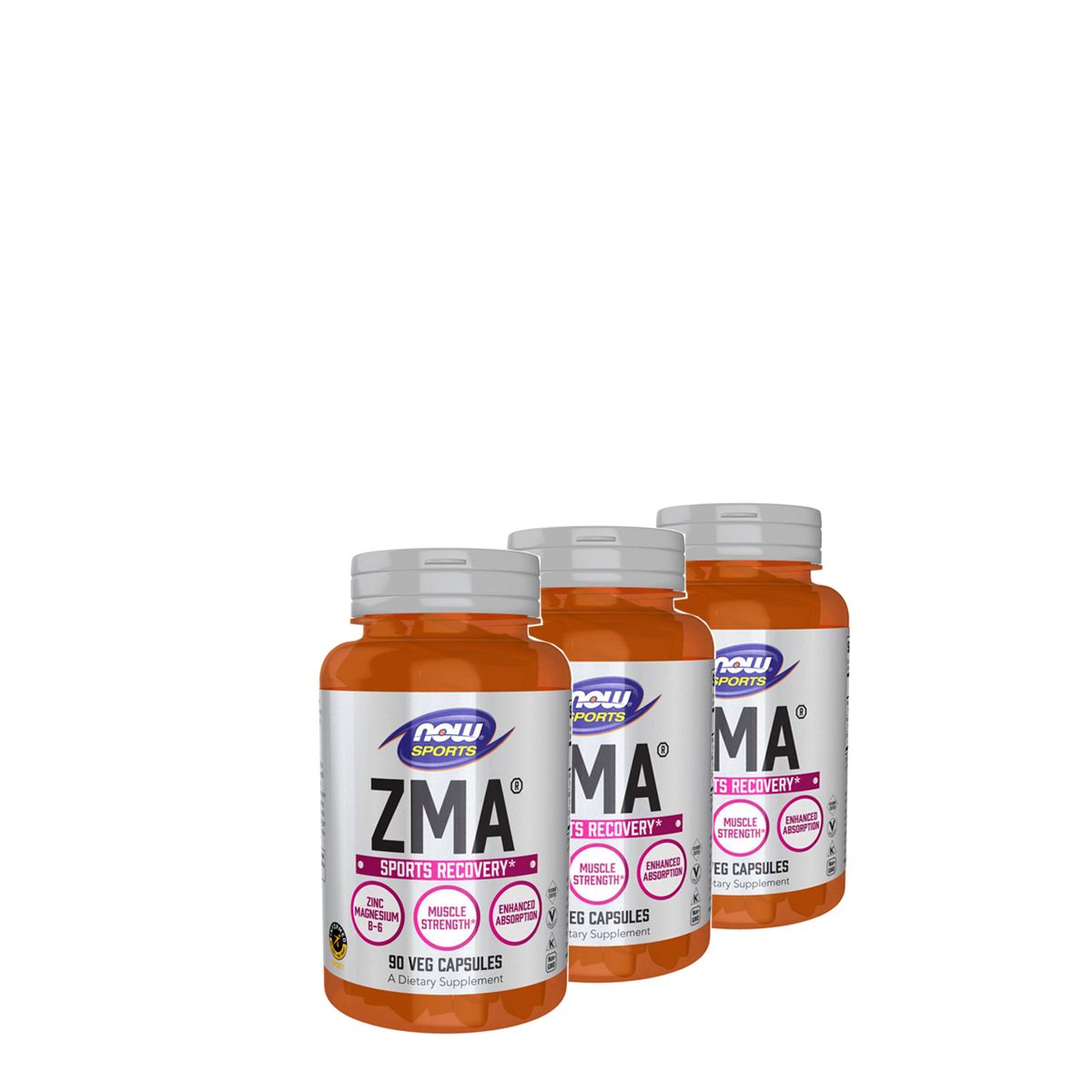 Cink-magnézium B-6 vitaminnal, Now ZMA, 3x90 kapszula