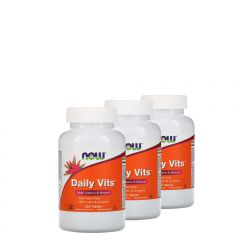 Napi multivitamin és ásványianyag komplex, Now Daily Vits, 3x250 tabletta