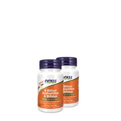 8 milliárd acidofilusz és bifidusz, Now 8 Billion Acidophilus & Bifidua, 2x60 kapszula
