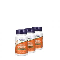 8 milliárd acidofilusz és bifidusz, Now 8 Billion Acidophilus & Bifidua, 3x60 kapszula