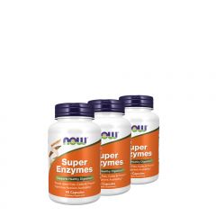 Emésztőenzim komplex, Now Super Enzymes, 3x90 kapszula