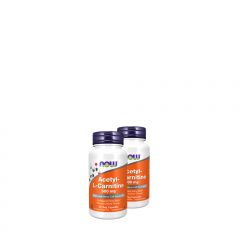 Acetil-l-karnitin 500 mg, Now Acetyl-L-Carnitine, 2x50 kapszula