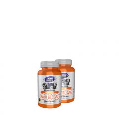 Arginin és ornitin, Now Arginine & Ornithine, 2x100 kapszula