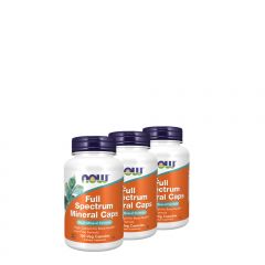 Teljes spektrumú ásványianyag formula, Now Full Spectrum Minerals, 3x120 kapszula