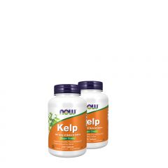 Szerves jód 150 mcg barnamoszatból, Now Kelp with Natural Iodine, 2x200 tabletta