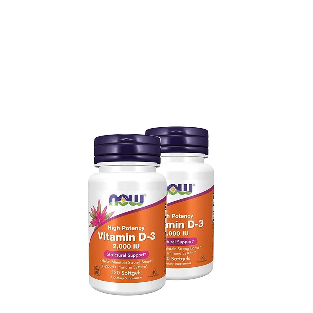 D-vitamin 2000 IU, Now Vitamin D-3 2000 IU, 2x120 kapszula