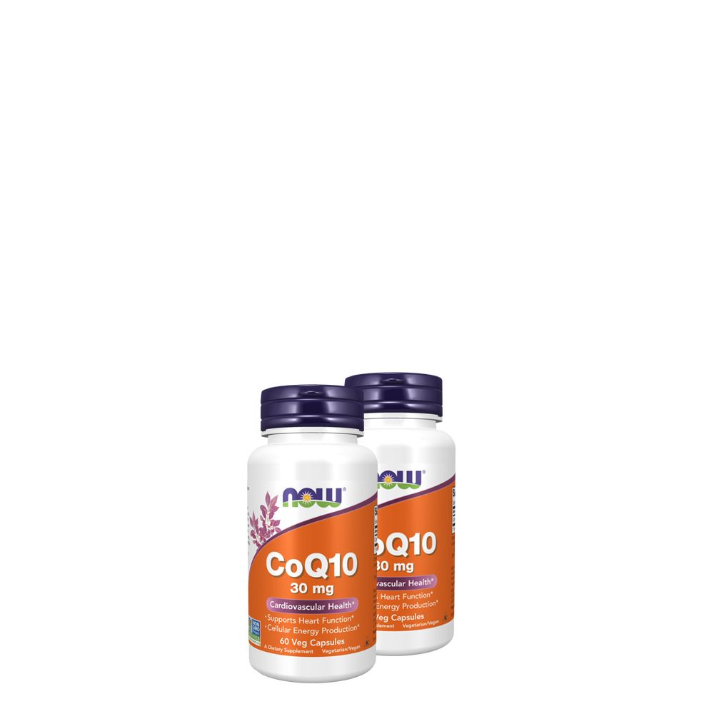 Q10 koenzim 30 mg, Now CoQ10 Cardiovascular Health, 2x60 kapszula