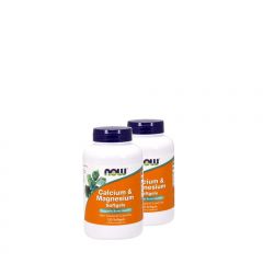 Kálcium magnézium + D3 vitamin és cink, Now Calcium & Magnesium D3 & Zinc, 2x120 gélkapszula