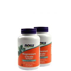Magnézium citrát, Now Magnesium Citrate, 2x90 gélkapszula