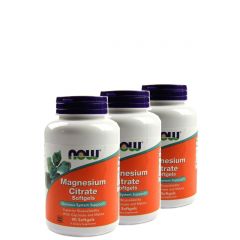 Magnézium citrát, Now Magnesium Citrate, 3x90 gélkapszula