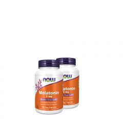Melatonin 3 mg, Now Melatonin, 2x180 kapszula
