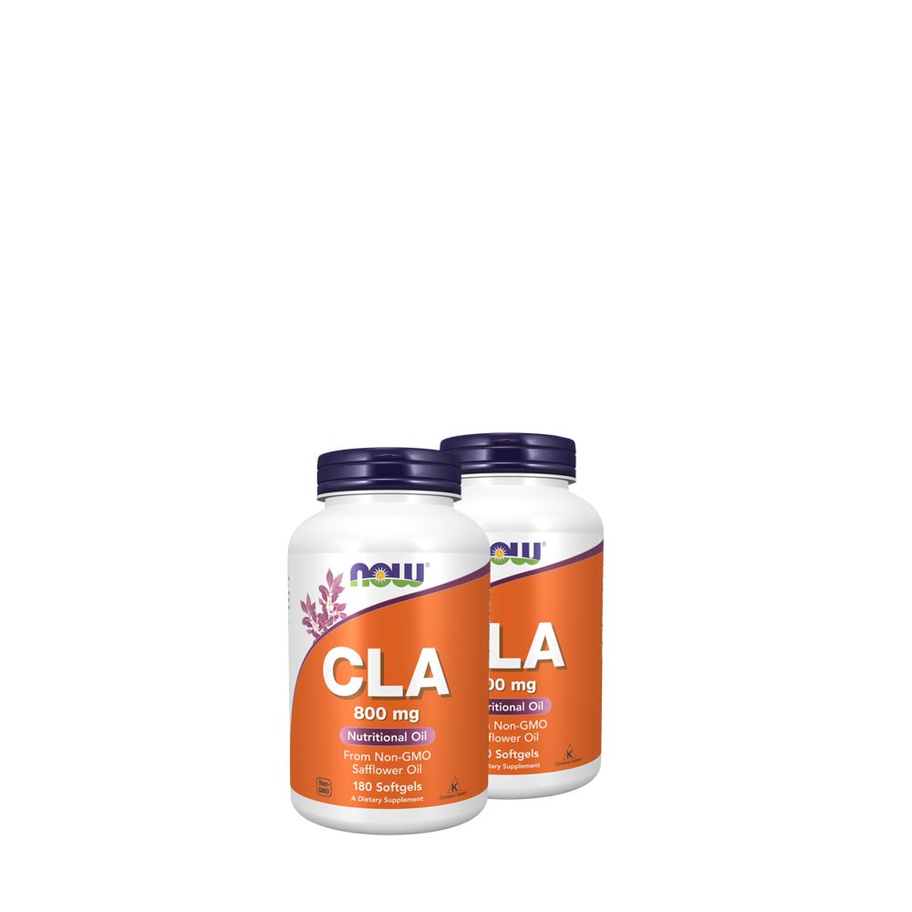 CLA 800 mg testsúly menedzsment, Now CLA, 2x180 kapszula