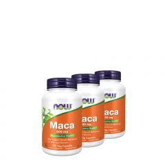 Maca gyökér 500 mg, Now Maca, 3x250 kapszula