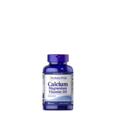 Kálcium-magnézium D3 vitaminnal, Puritan's Pride Calcium-Magnesium + Viamin D3, 120 kapszula