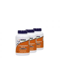 L-triptofán aminosav 500 mg, Now L-Tryptophan, 3x120 kapszula