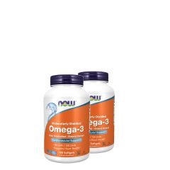 Molekulárisan desztillált halolaj 180 EPA/ 120 DHA, Now Omega-3, 2x180 kapszula