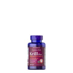 Krill Oiaj koncentrátum 1085 mg, Puritan's Pride Krill Oil Plus High Omega-3 Concentrate, 60 kapszula