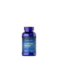 L-lizin aminosav 1000 mg, Puritan's Pride L-Lysine, 250 tabletta