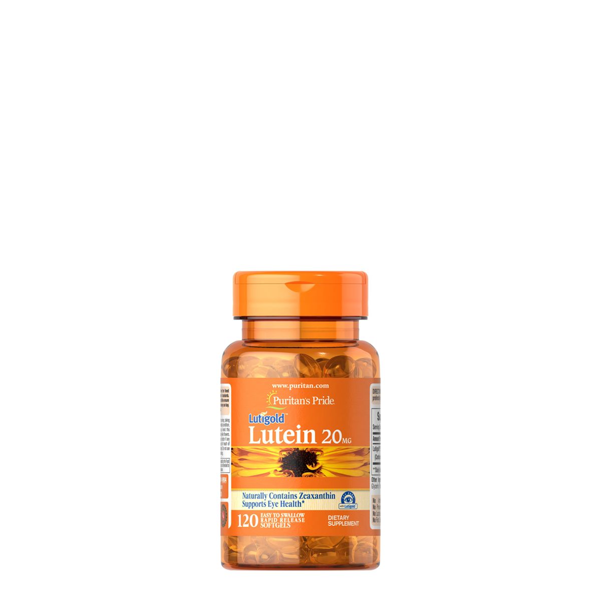 Lutein zeaxantinnal 20 mg, Puritan's Pride Lutein with Zeaxanthin, 120 kapszula