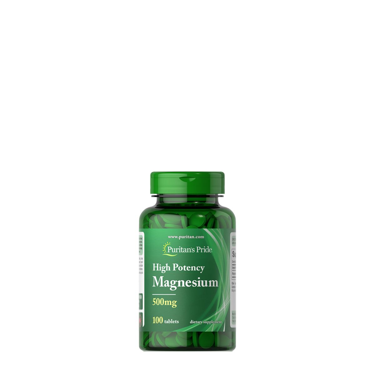 Magnézium 500 mg, Puritan's Pride Magnesium, 100 tabletta