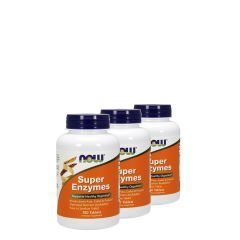 Emésztőenzim komplex, Now Super Enzymes, 3x180 tabletta