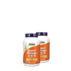 Omega 3-6-9 komplex 1200 mg, Now Super Omega 3-6-9, 2x180 kapszula