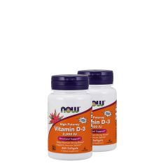 D-vitamin 2000 IU, Now Vitamin D-3 2000 IU, 2x240 kapszula