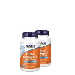 Nagydózisú halolaj 500 EPA/ 250 DHA, Now Ultra Omega-3, 2x90 kapszula
