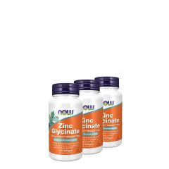 Cink glicinát 30 mg, Now Zinc Glycinate, 3x120 kapszula