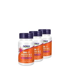 MK-7 K2 vitamin 300 mcg, Now Extra Strength MK-7 Vitamin K-2, 3x60 kapszula