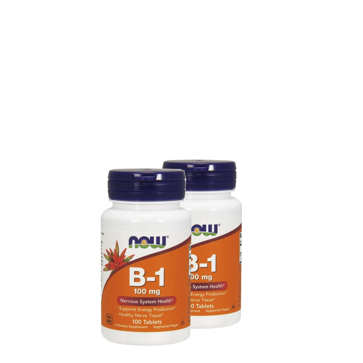 B-1 Vitamin 100 mg, Now Vitamin B-1, 2x100 tabletta