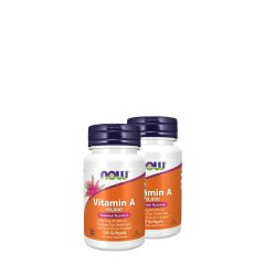A-vitamin 10 000 IU, Now Vitamin A, 2x100 kapszula