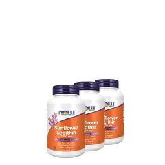 Napraforgó lecitin 1200 mg, Now Sunflower Lecithin, 3x100 kapszula