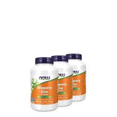 Vörös szil kéreg por 1500 mg, Now Slippery Elm Powder, 3x113 g