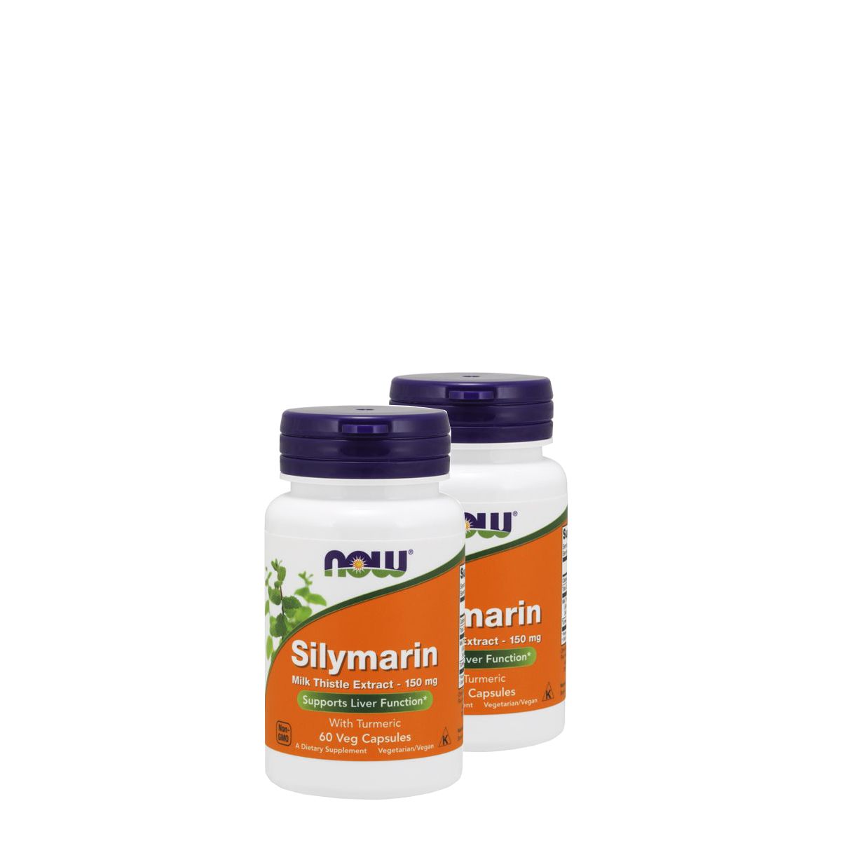 Szilimarin máriatövis kivonat 150 mg, Now Silymarin, 2x60 kapszula