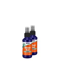 Ezüst kolloid spray 50 mcg, Now Silver Sol, 2x118 ml