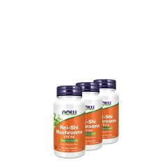 Reishi-shiitake gyógygomba formula, Now Rei-Shi Mushrooms, 3x100 kapszula