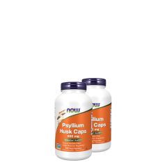 Útifű maghéj 500 mg, Now Psyllium Husk, 2x500 kapszula