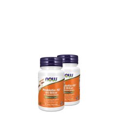Probiotikum mega dózisú 100 milliárd CFU, Now Probiotic-10 100 Billion, 2x30 kapszula