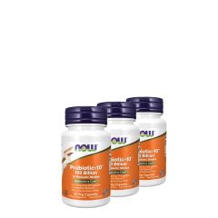 Probiotikum mega dózisú 100 milliárd CFU, Now Probiotic-10 100 Billion, 3x30 kapszula