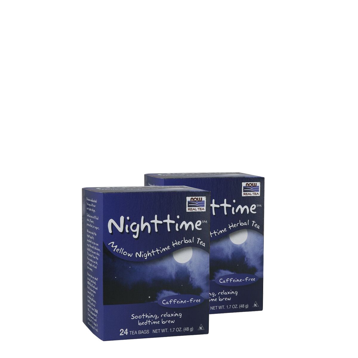 Alvássegítő gyógynövény tea, Now Nighttime Tea, 2x24 adag, 2x48 g