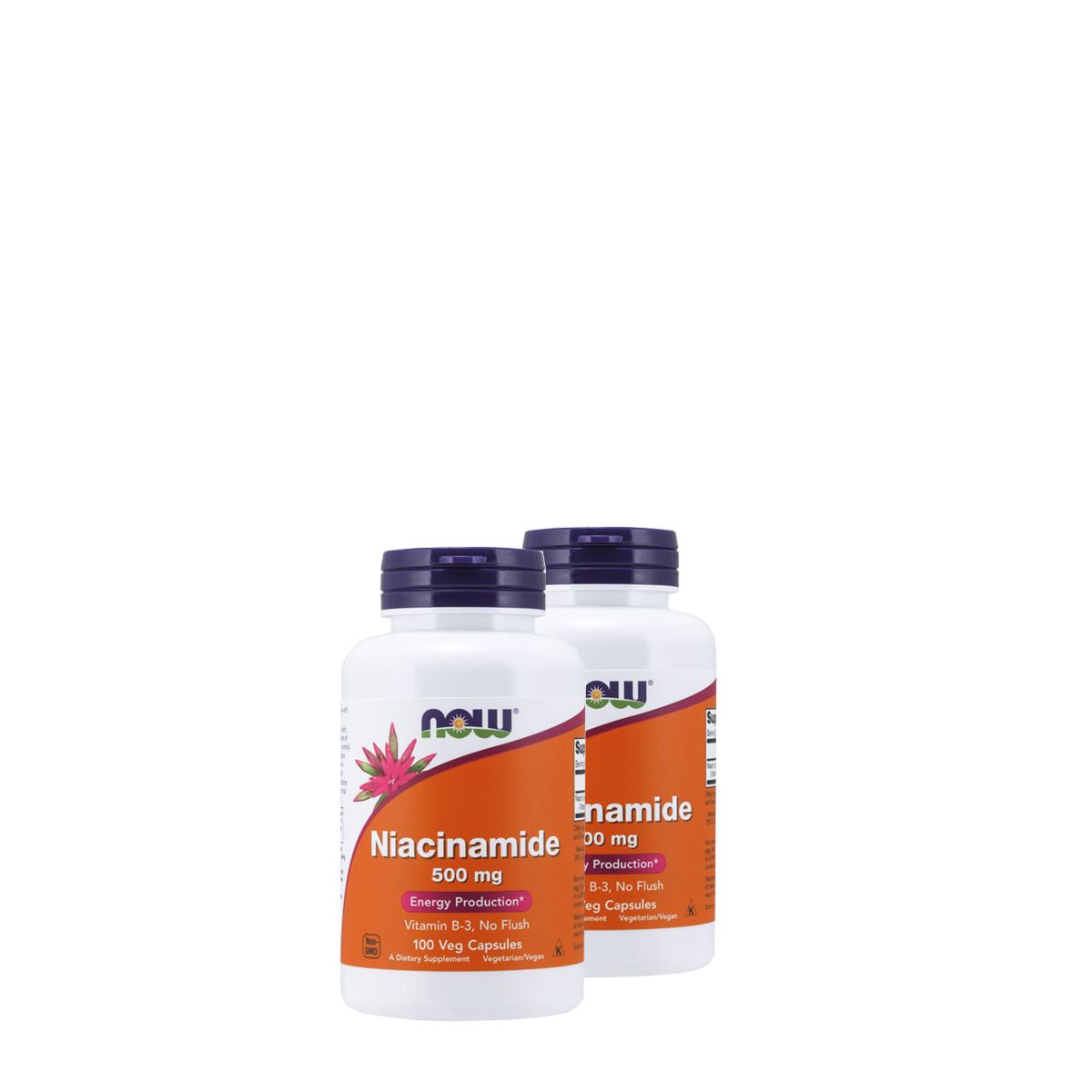Nikotinamid 500 mg, Now Niacinamide, 2x100 kapszula